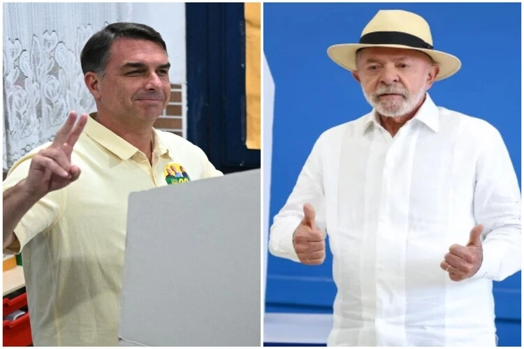 Flávio Bolsonaro e Lula vão se enfrentar no segundo turno