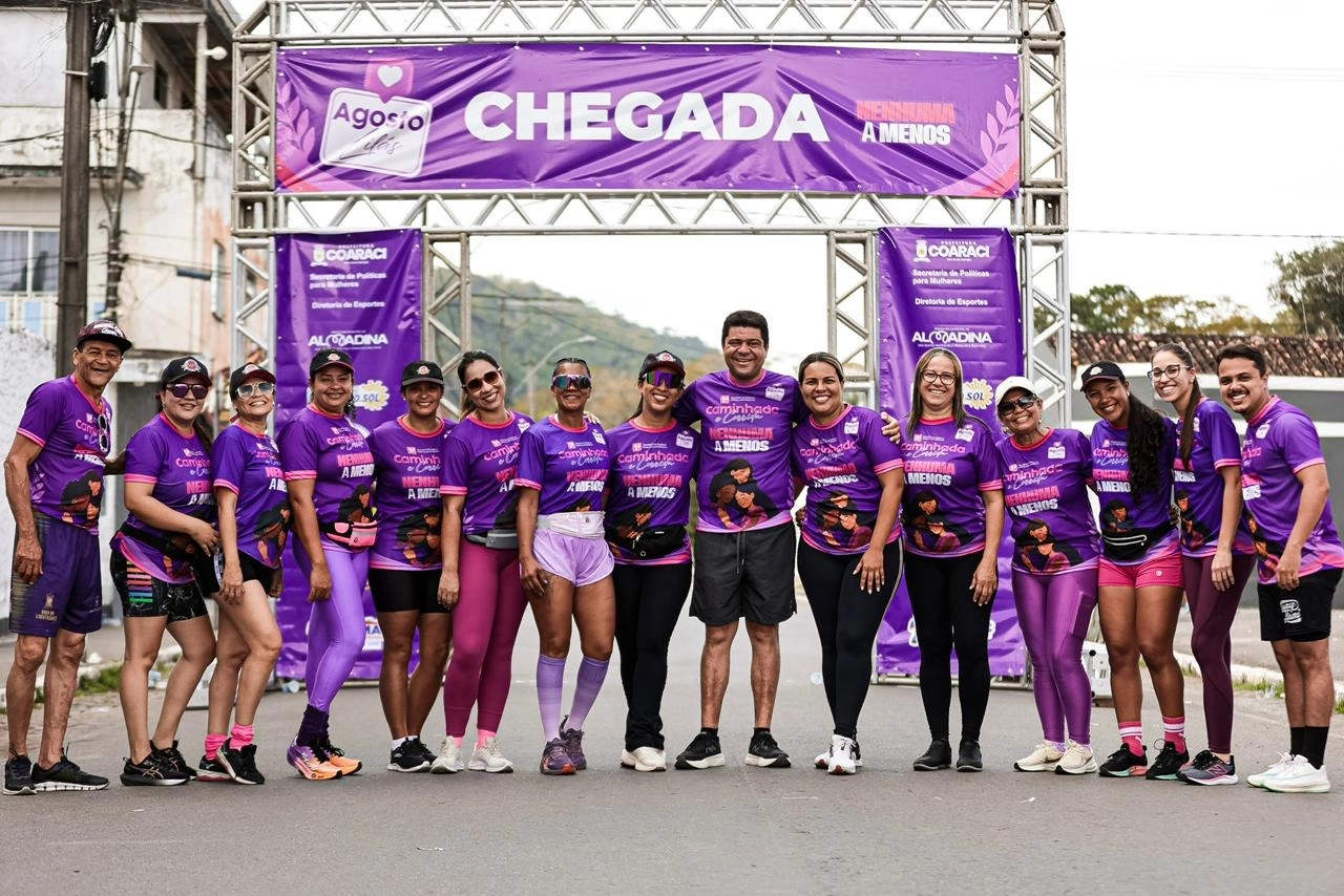 COARACI REALIZA CAMINHADA E CORRIDA “NENHUMA A MENOS” PELO FIM DA VIOLÊNCIA CONTRA MULHER