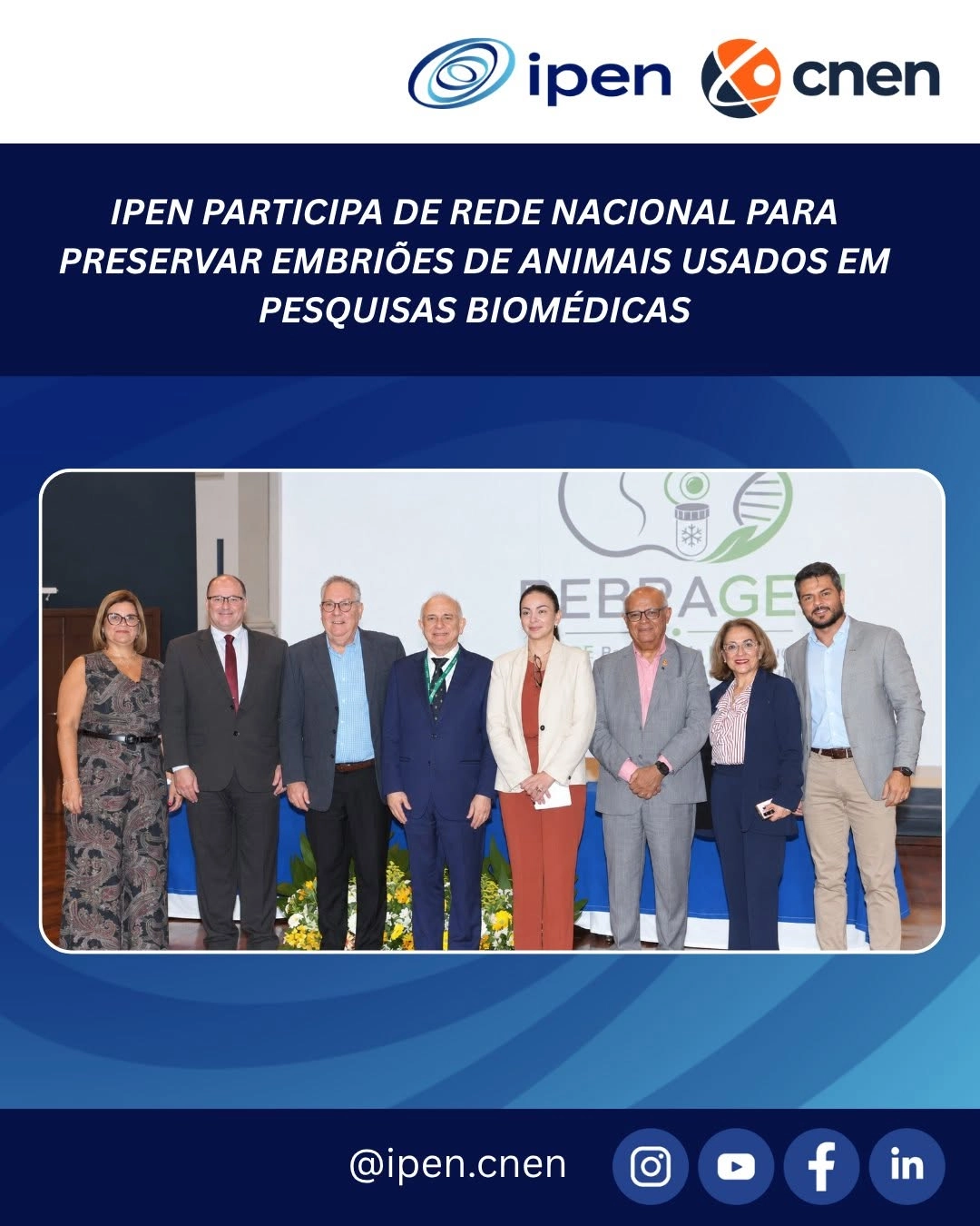 CRIAÇÃO DA REDE BRASILEIRA DE REPRODUÇÃO ASSISTIDA E GERMOPLASMA MURINO (REBRAGEM)