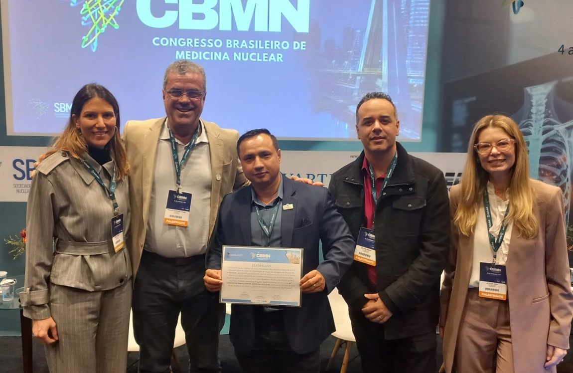 PESQUISA DO IPEN NA ÁREA DE RADIOFÁRMACOS É PREMIADA NO 40º CONFRESSO BRASILEIRO DE MEDICINA NUCLEAR