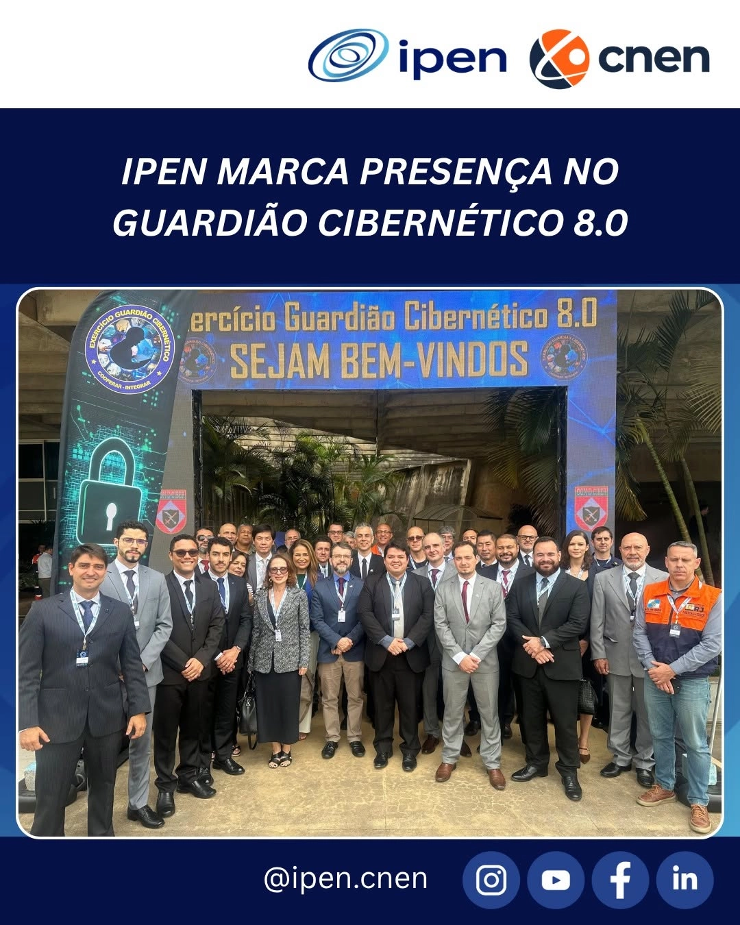 O IPEN PARTICIPOU DO EXERCÍCIO GUARDIÃO CIBERNÉTICO 8.0