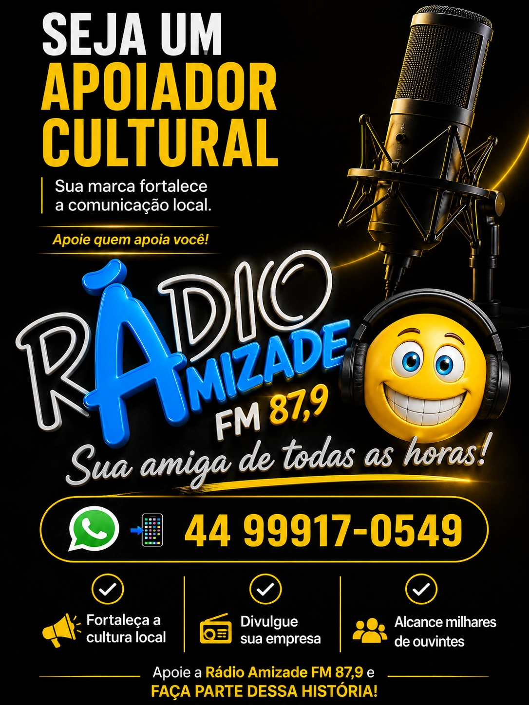 🤝 Seja um Apoiador Cultural
