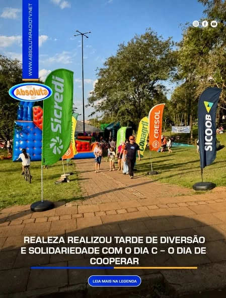 REALEZA REALIZOU TARDE DE DIVERSÃO E SOLIDARIEDADE COM O DIA C – O DIA DE COOPERAR
