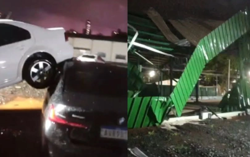 Simepar descarta tornado em Francisco Beltrão e aponta microburst em tempestade