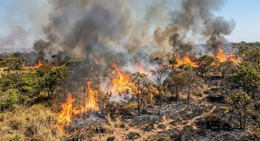 Fogo avança e coloca Ribeirão Cascalheira na linha de frente da crise ambiental em Mato Grosso