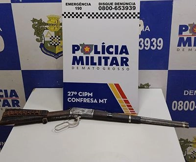 Homem ameaça companheira de morte e acaba preso com arma calibre .44 em Confresa (MT)