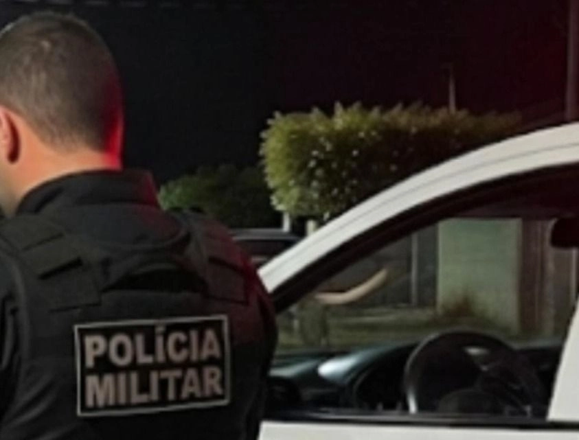 Mãe é conduzida pela PM após filho menor ser flagrado pilotando moto sem placa e sem habilitação em Querência (MT)