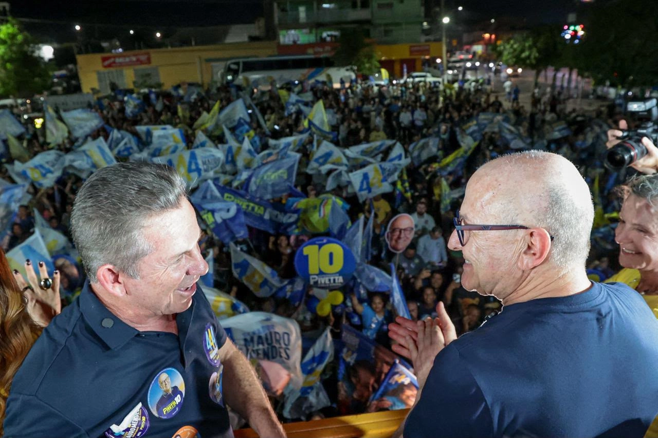 Pivetta e Mauro reúnem 6 mil pessoas e prometem manter prosperidade em MT