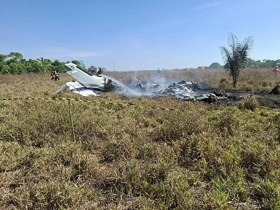 IDENTIFICADO: segunda vítima de avião que caiu e explodiu em Água Boa (MT) é paraguaio