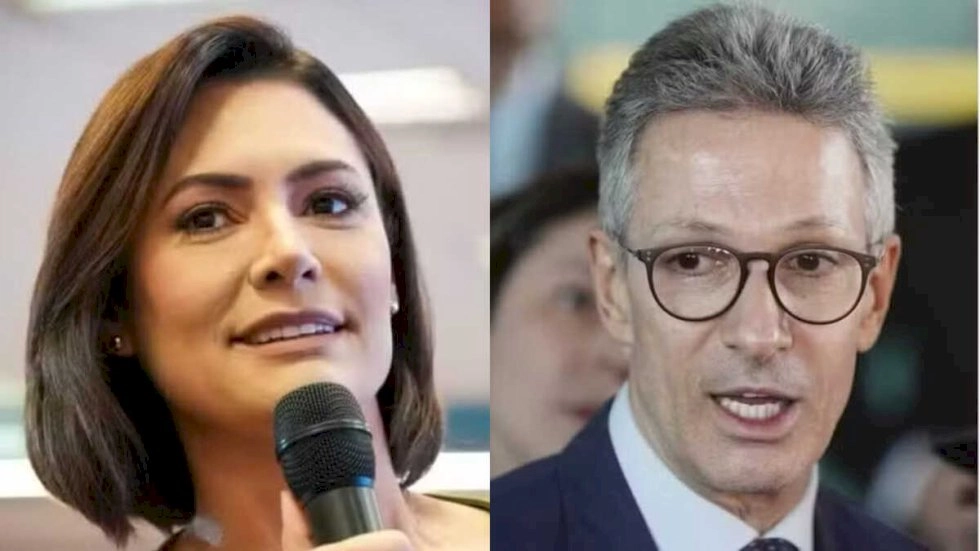 Michelle Bolsonaro diz que não há 'nenhuma possibilidade' de ser vice de Romeu Zema