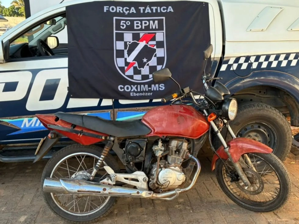 Moto possivelmente utilizada para tentar matar adolescente é encontrada