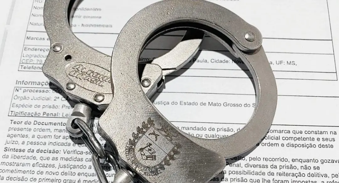 Homem condenado por tráfico de drogas é preso pela PM em Nova Andradina