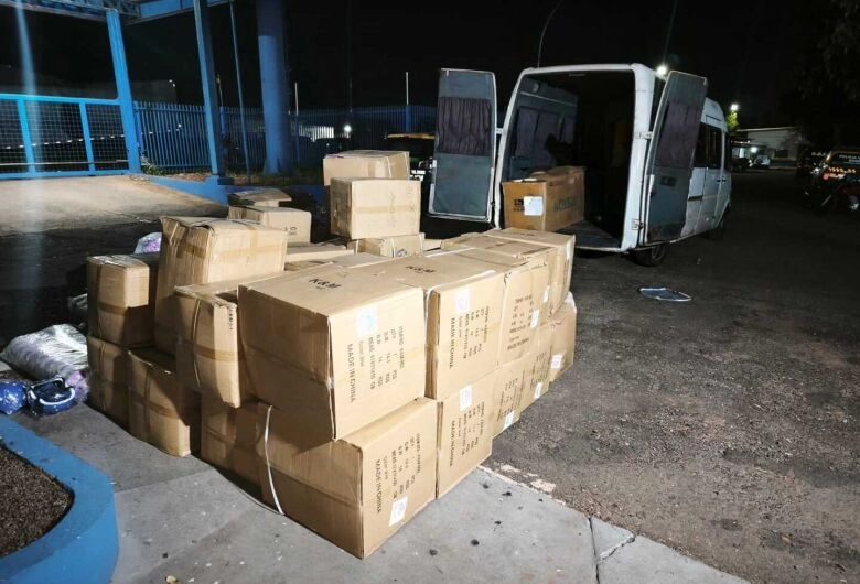Mercadorias do Paraguai avaliadas em R$ 55,5 mil são apreendidas durante fiscalização