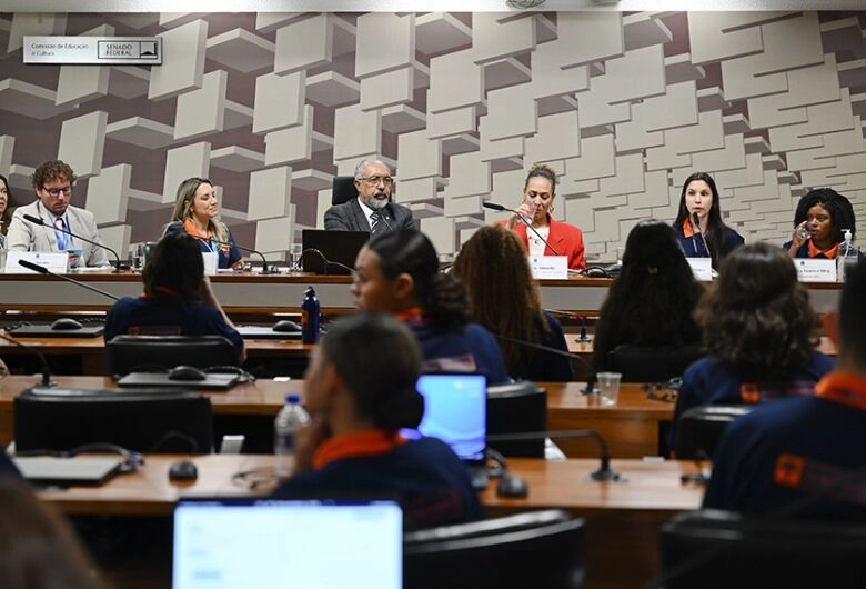 Ambiente digital seguro depende de toda a sociedade, indica debate com 'jovens senadores'