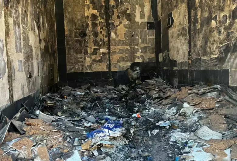 Corpo é encontrado carbonizado em posto desativado