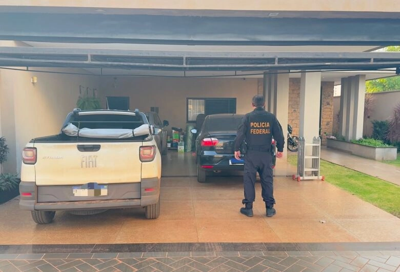 PF prende três e segue em busca de quarto investigado durante operação em Dourados e Itaporã