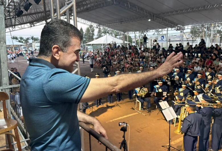 Marçal destaca orgulho de Dourados durante Campeonato Estadual de Bandas e Fanfarras
