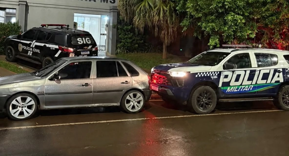 Polícia Militar recupera veículo furtado e prende autor do crime em Nova Andradina