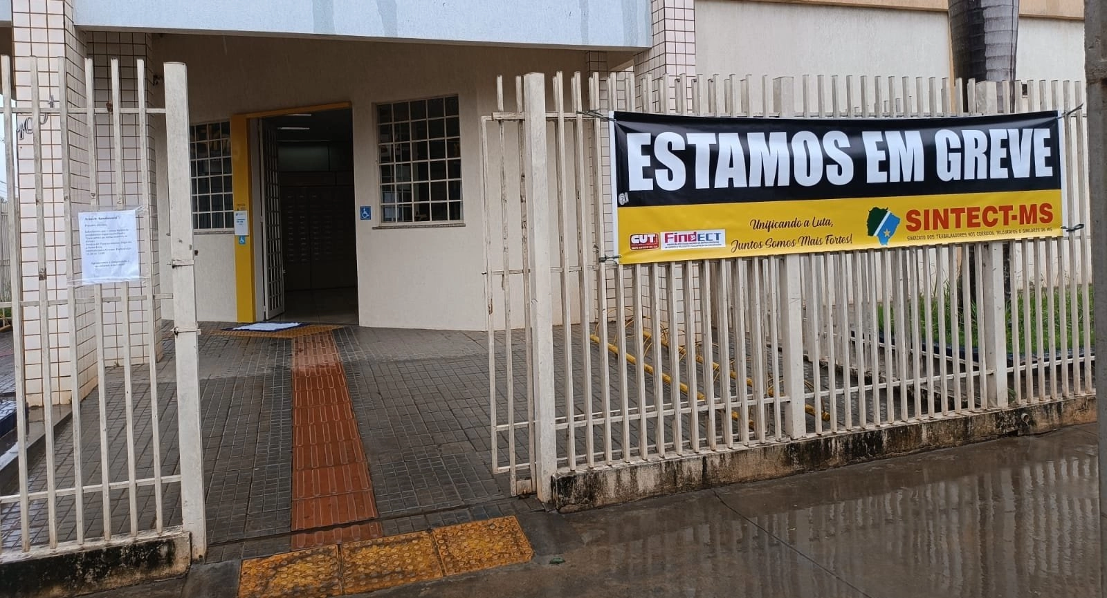 Greve dos Correios: agência de Nova Andradina adere à paralisação e atendimento segue de forma parcial