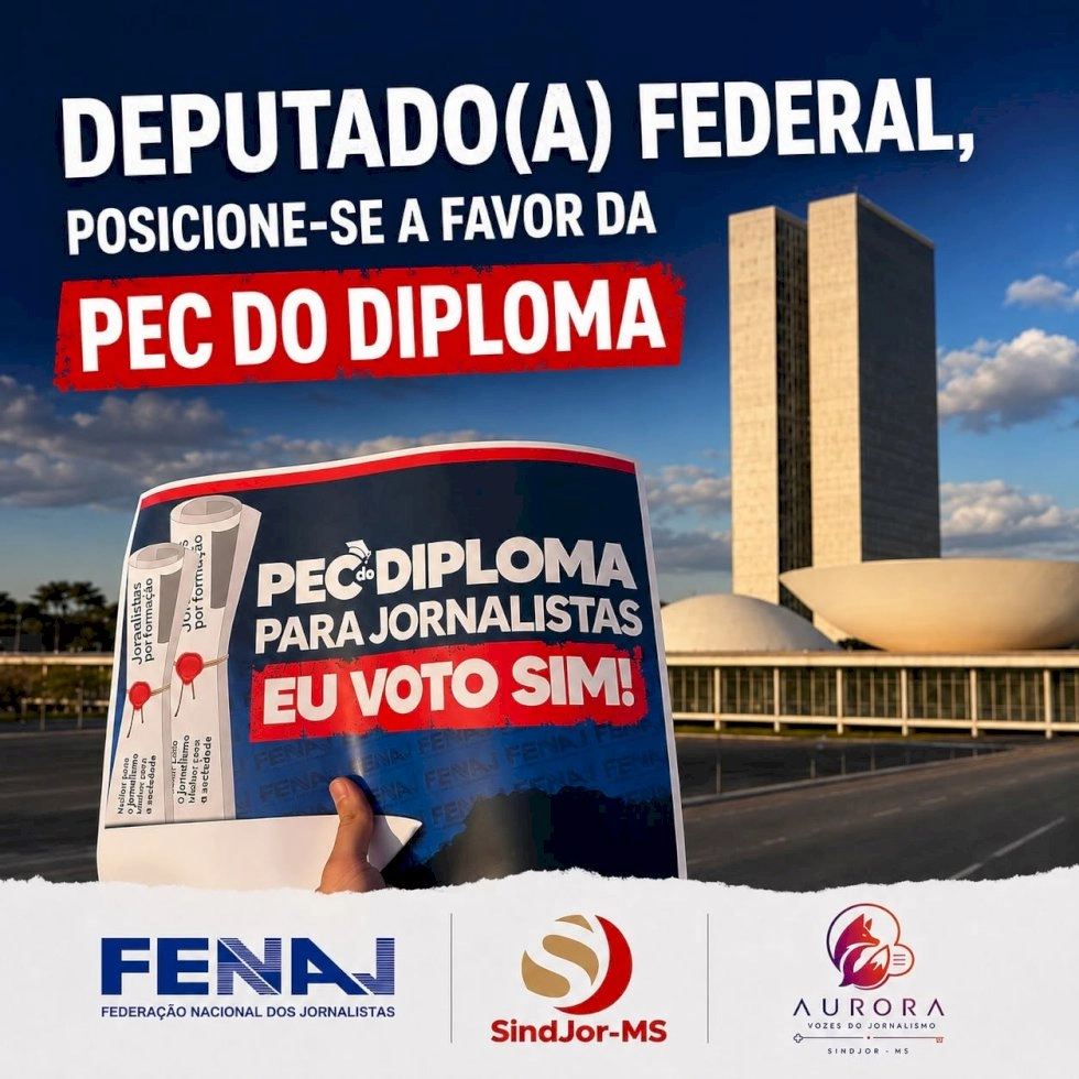 PEC do Diploma volta ao centro do debate e mobiliza jornalistas de Mato Grosso do Sul