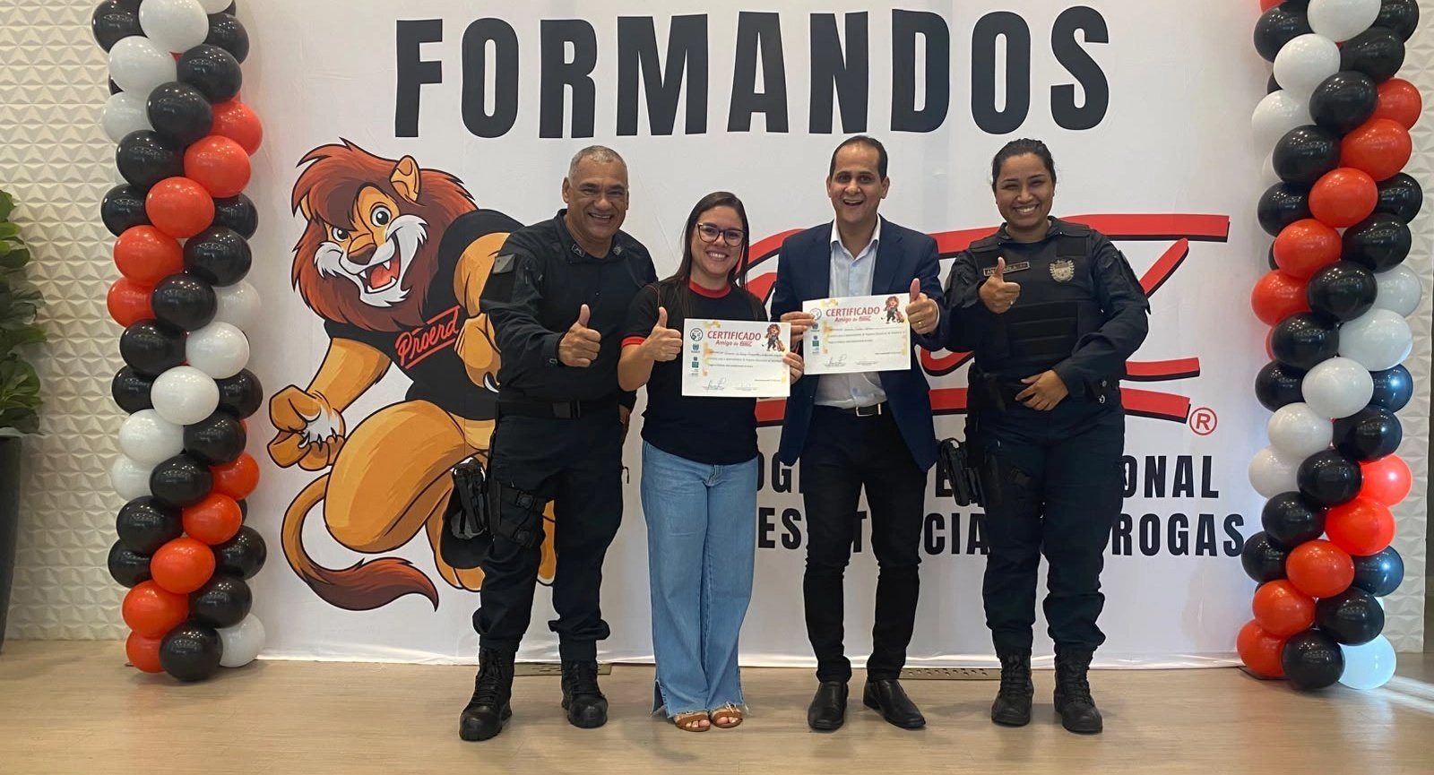 Polícia Militar realiza formatura do PROERD em Nova Andradina