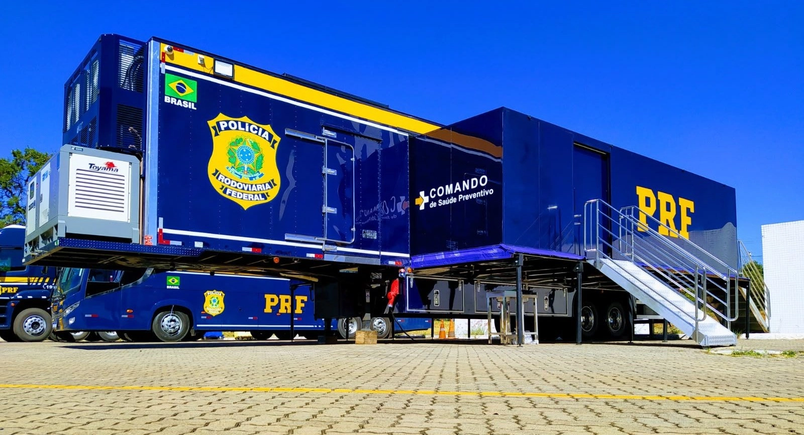 Nova Andradina recebe Carreta do Comando de Saúde Preventivo da PRF