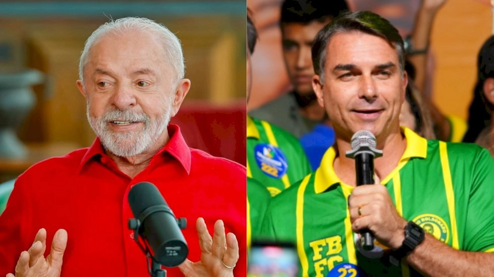 As pesquisas recentes em que Flávio aparece numericamente à frente de Lula no segundo turno