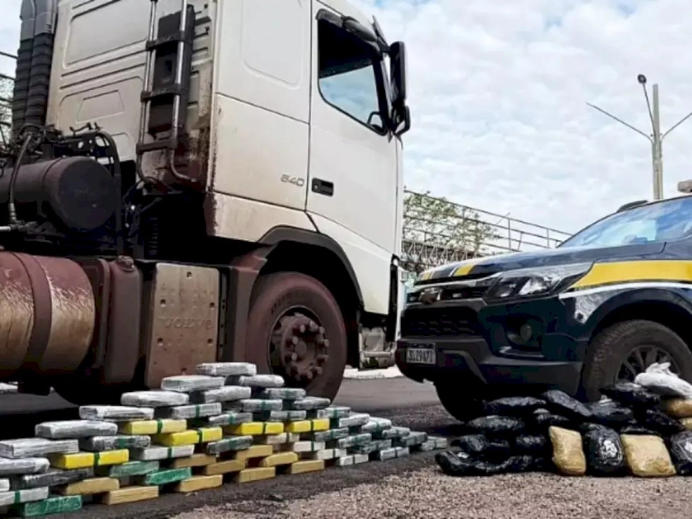 Segundo caminhão de minério é apreendido com drogas em 48 horas