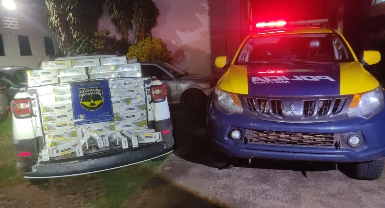 Motorista é preso com carga ilegal de cigarros no posto fiscal de Anaurilândia