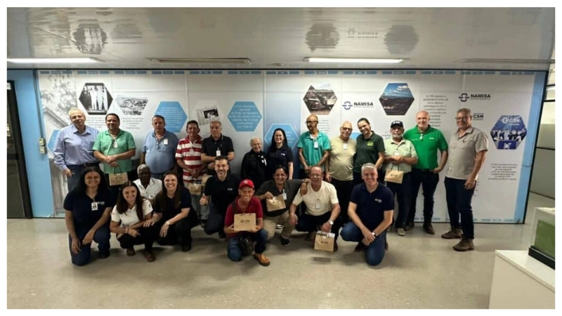 CSN Mineração recebe aposentados em programa de visitas na Mina Casa de Pedra