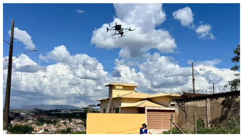 Prefeitura de Congonhas utiliza drones no combate à dengue