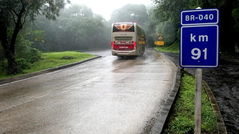 BR-040 terá operação especial com aumento no tráfego durante o Carnaval