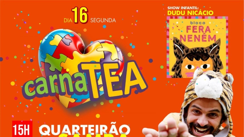 Prefeitura promove CarnaTEA e fortalece ações de inclusão no Carnaval Pra Todos 2026