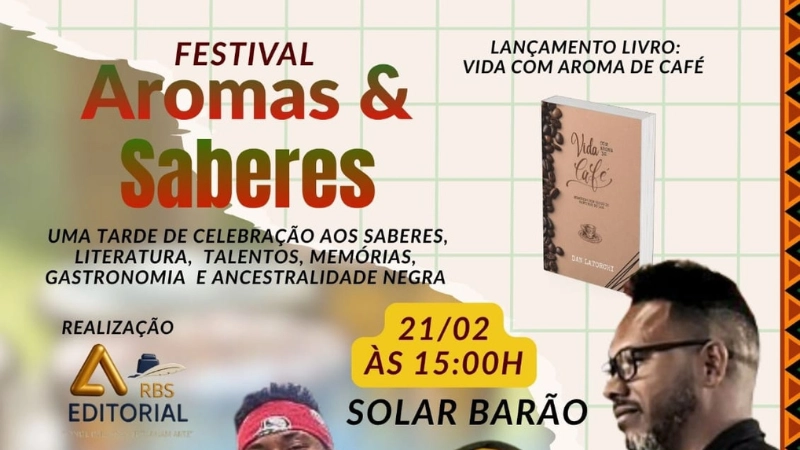 Festival Aromas & Saberes promove cultura, literatura e ancestralidade negra