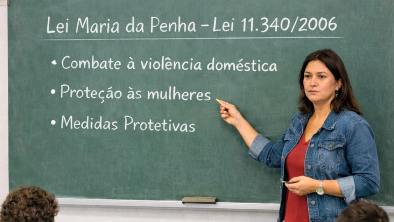 Lei municipal prevê ensino da Lei Maria da Penha nas escolas de Congonhas