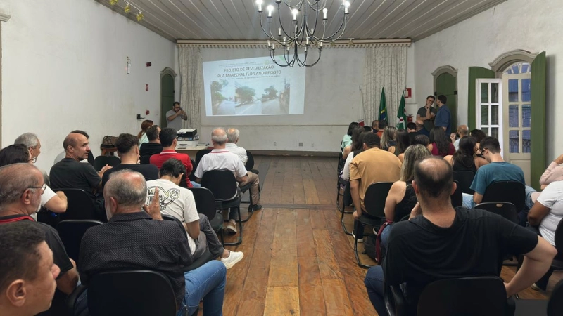 Projeto de revitalização da Rua Marechal avança após audiência pública