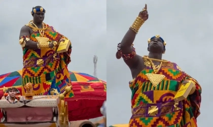 Líder tradicional de Gana ergue Bíblia em festival e vídeo explode na internet