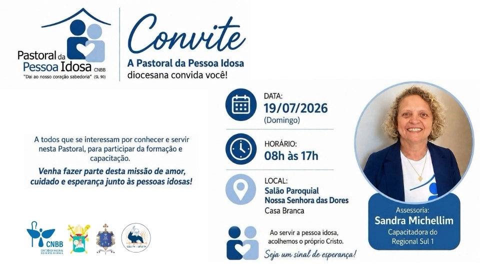 Convite da Pastoral da Pessoa Idosa