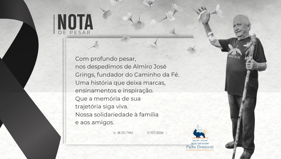 Fundador do Caminho da Fé, Almiro José Grings, morre aos 85 anos