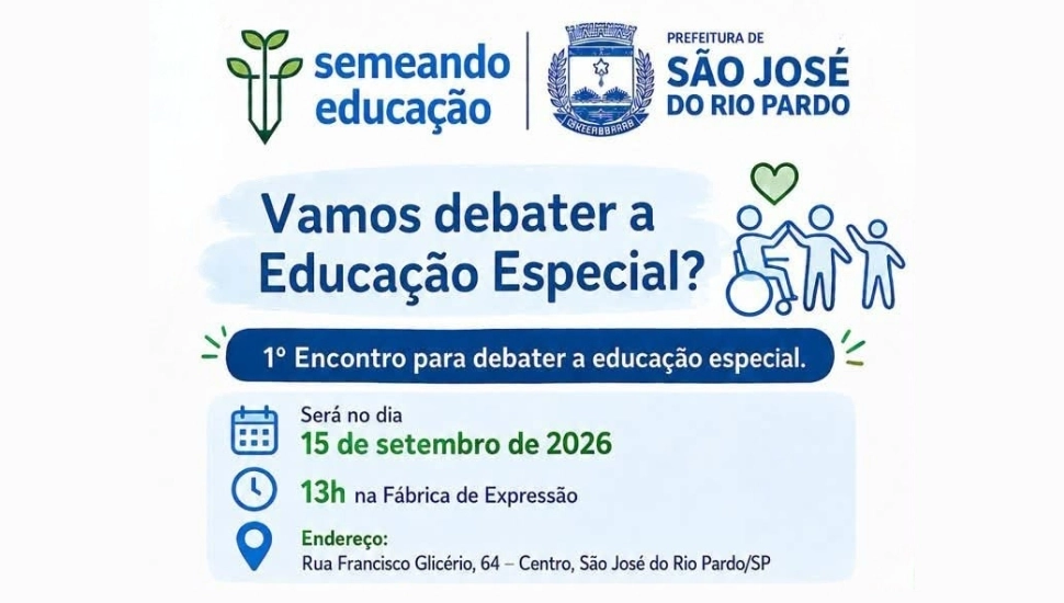 São José do Rio Pardo receberá encontro sobre Educação Especial