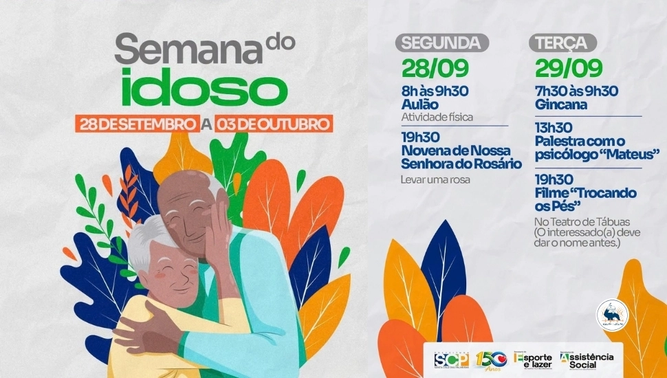 Semana do Idoso: Mais saúde, mais alegria, mais vida!