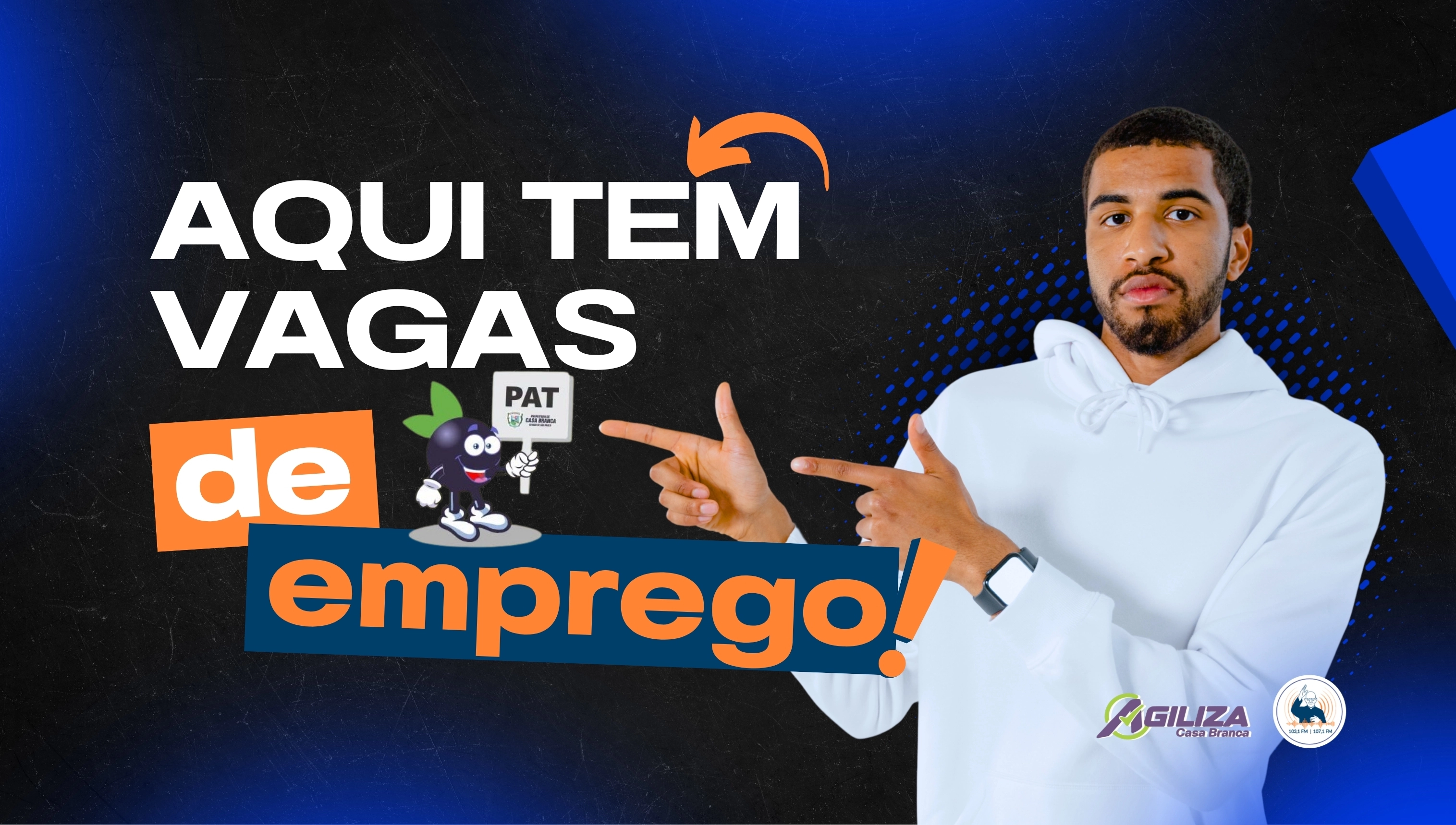PAT de Casa Branca divulga novas vagas de emprego com destaque para postos na Rota Mogiana e transporte de cargas