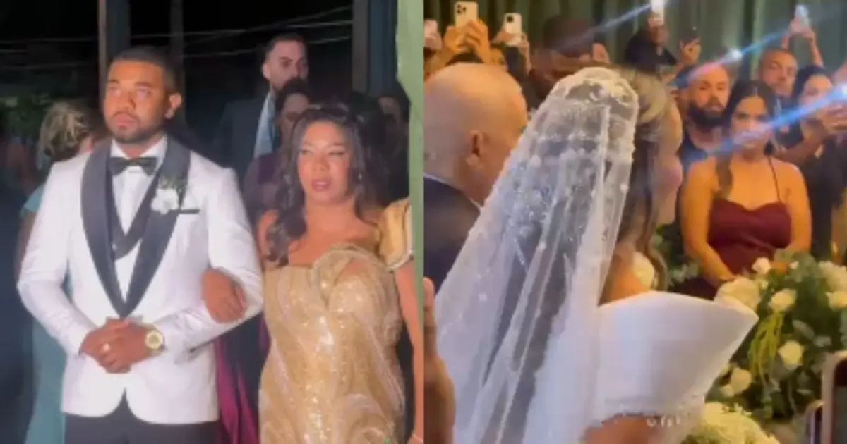 Davi Brito e Emily Araújo se casam em grande cerimônia que reúne 300 convidados em Salvador