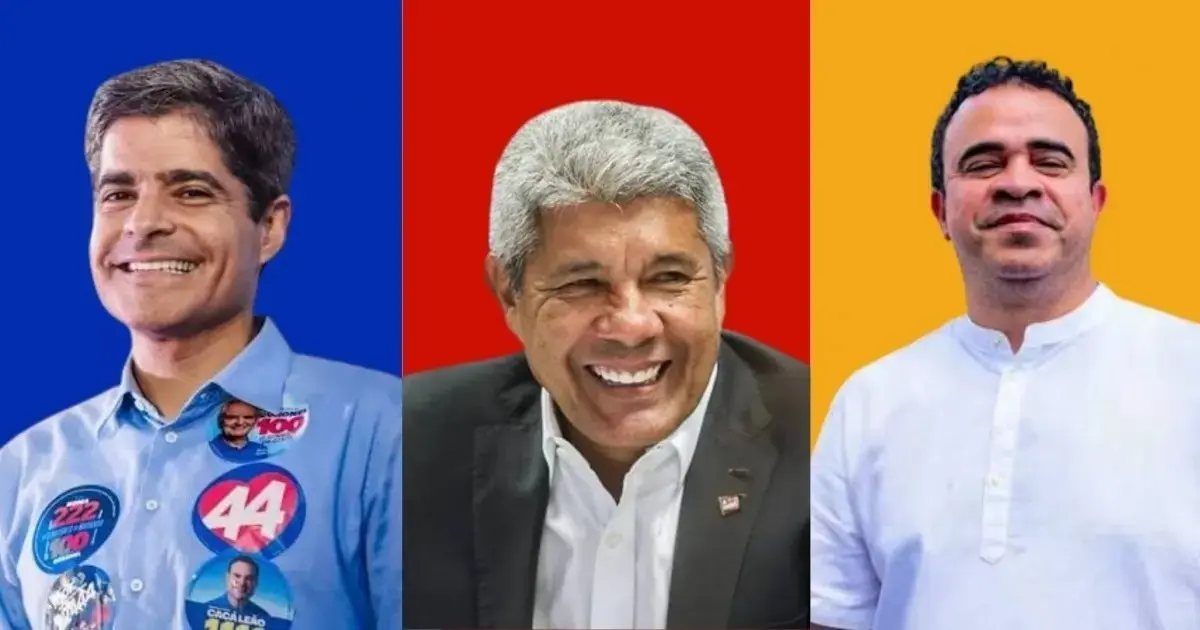 Bahia: Confira as agendas de campanha dos principais candidatos ao governo nesta segunda