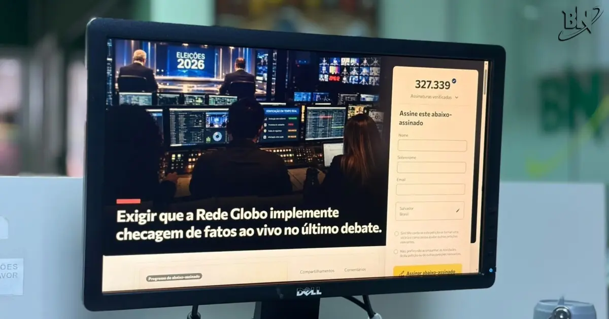Abaixo-assinado reúne mais de 300 mil assinaturas por checagem em debate na Globo