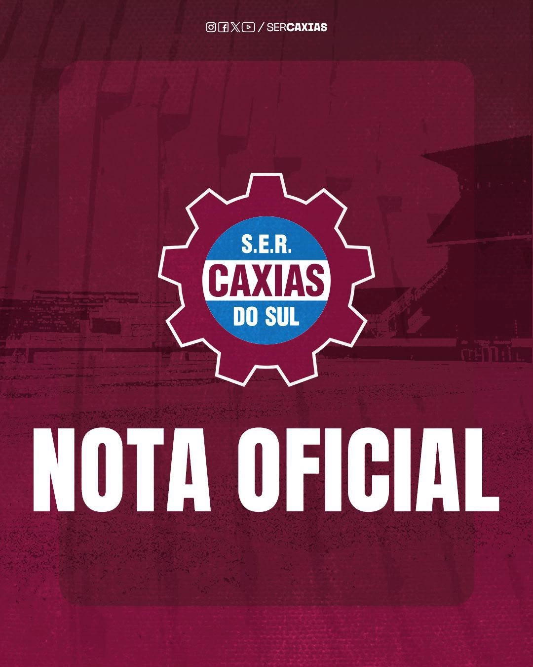 :: Em nota oficial na manhã desta segunda-feira, a direção do Caxias encerrou o contrato  com o treinador Marcelo Cabo