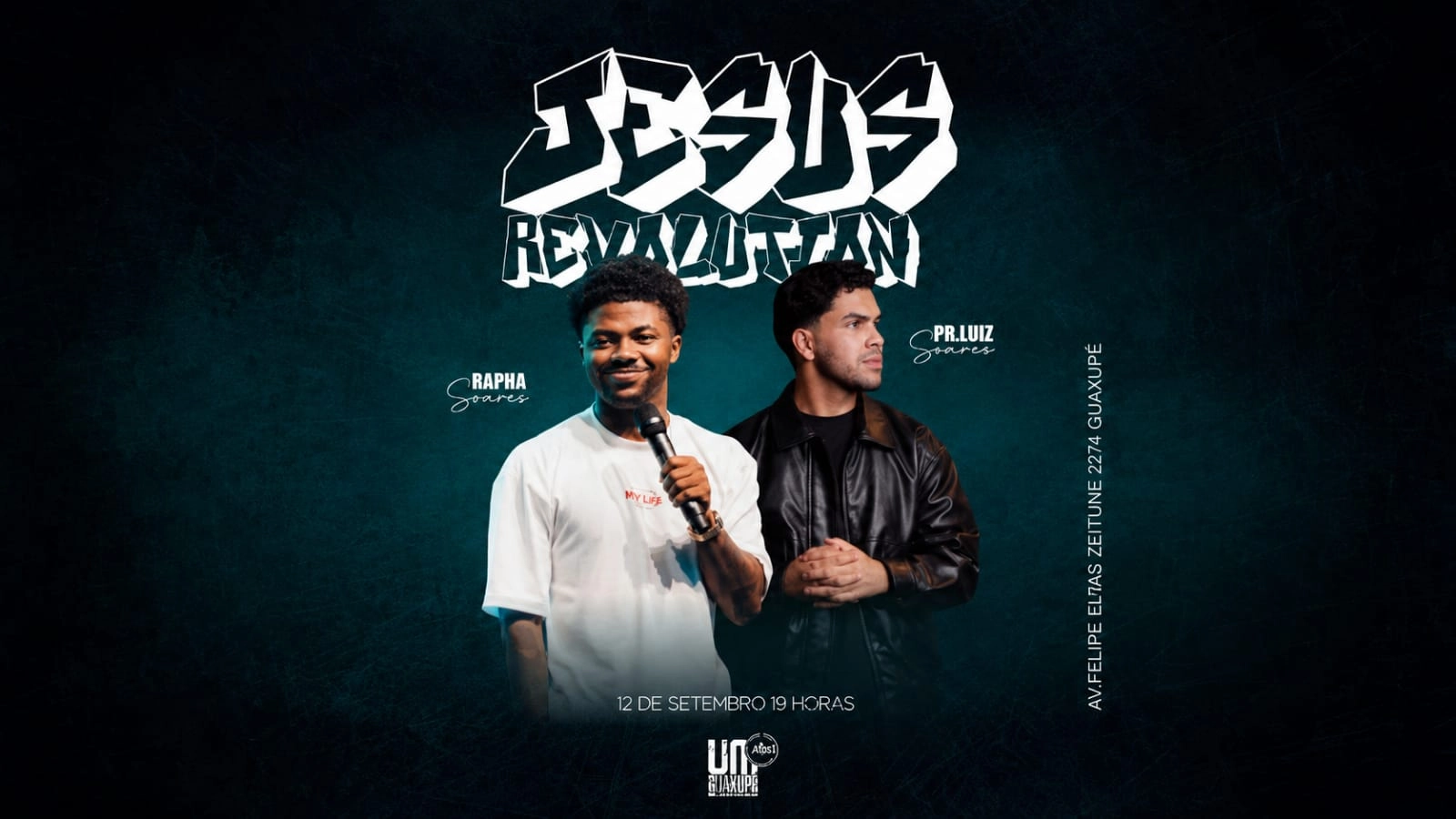 Jesus Revolution -12 de setembro 19horas