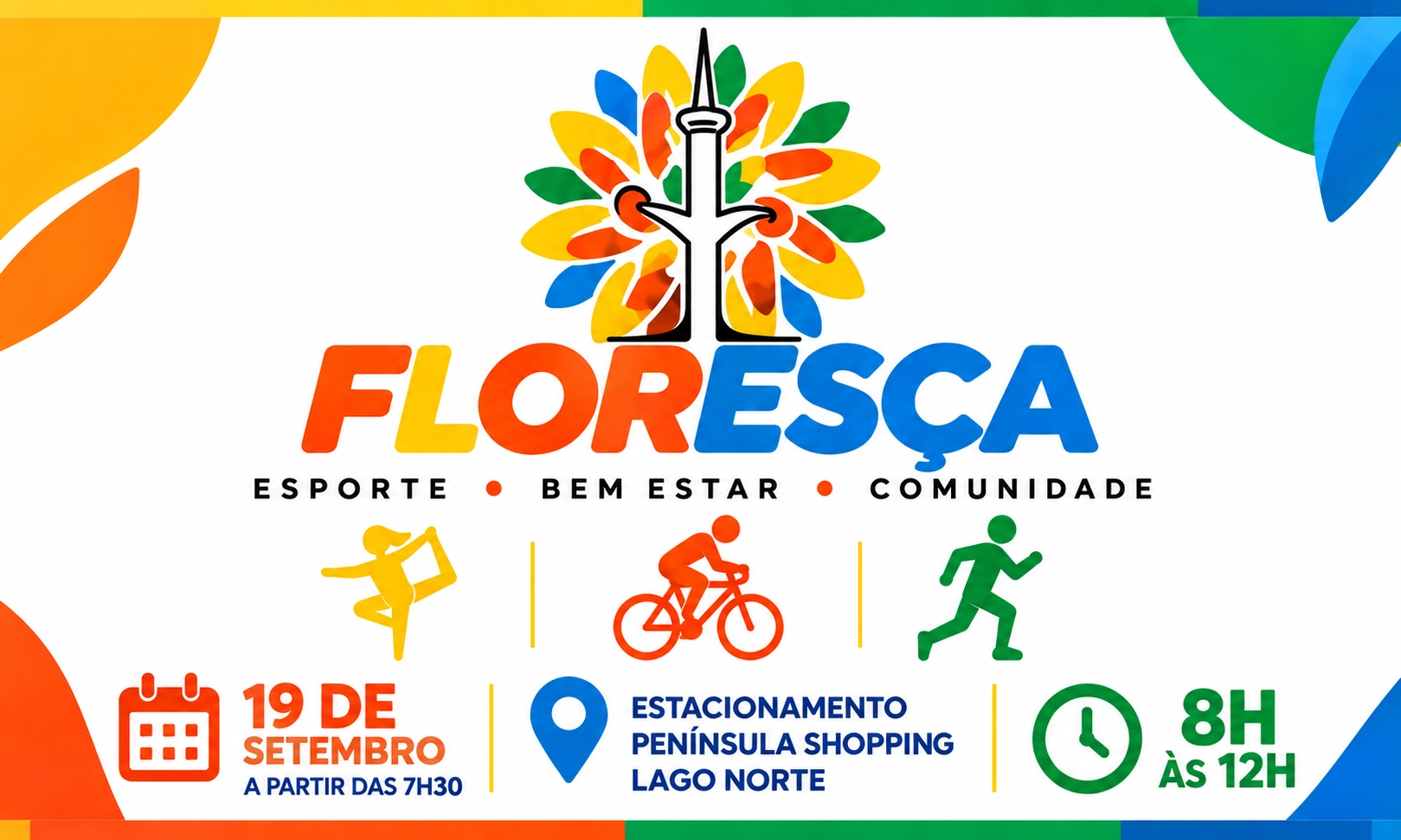 PROJETO FLORESÇA PROMOVE MANHÃ DE ESPORTE, LAZER E SERVIÇOS NO LAGO NORTE
