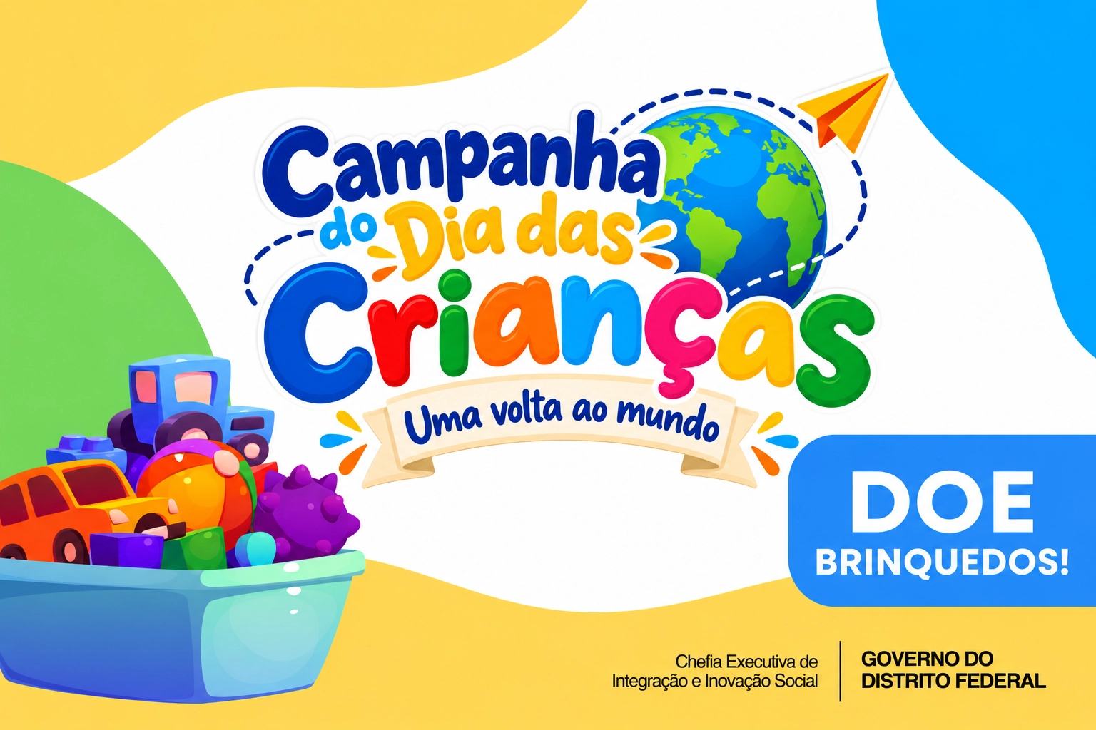 CAMPANHA DO DIA DAS CRIANÇAS ARRECADA BRINQUEDOS NO LAGO NORTE