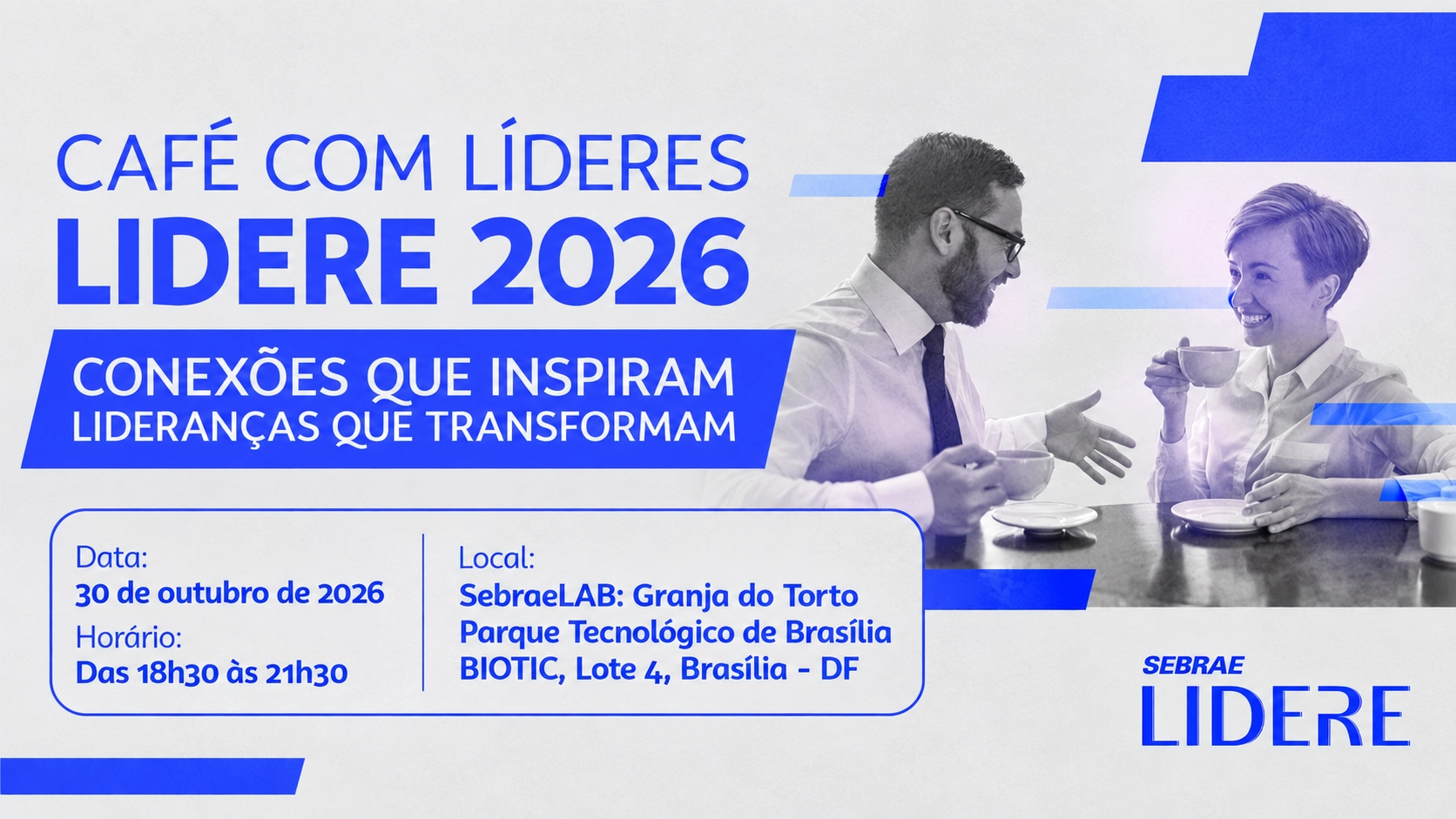 CAFÉ COM LÍDERES REUNIRÁ PARTICIPANTES DO PROGRAMA LIDERE 2026 NA GRANJA DO TORTO